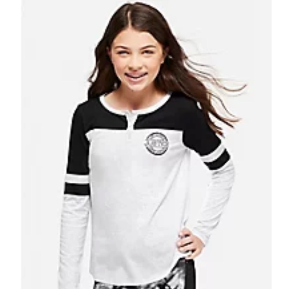 Justice long sleeve tee